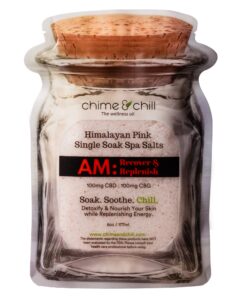 Chime & Chill | Himalayan Pink Spa Salts A.M. Soak - 100mg CBD