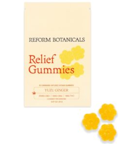 Reform Botanicals | Relief Full Spectrum CBD + CBG Gummies - Yuzu Ginger